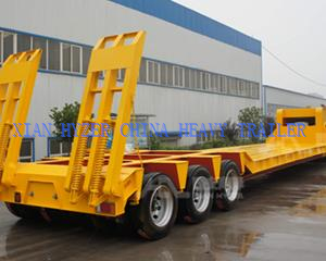 Reboque de equipamento de carregadeira de plataforma baixa